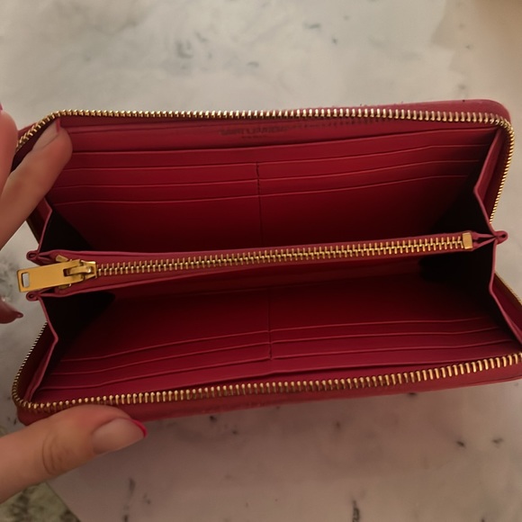 Pink Saint Laurent Continental Wallet 🌸 - Picture 7 of 9